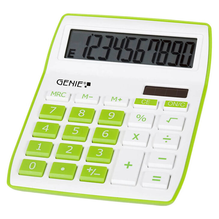Kalkulator Genie 10-mestni 840 B zelen