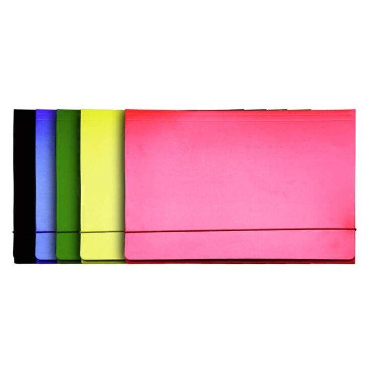 Mapa z elastiko a4 levia - modra