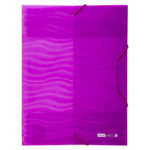 Mapa z elastiko pvc office - roza