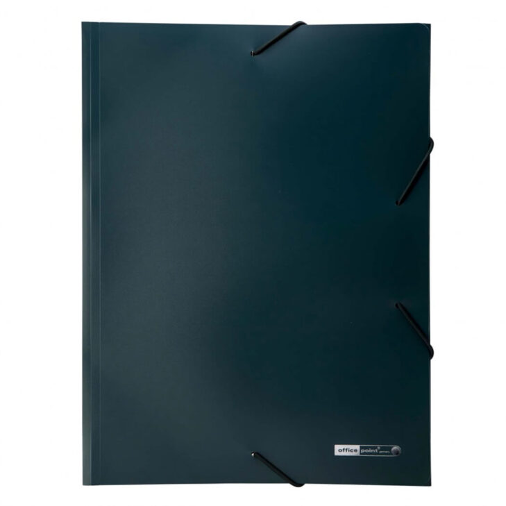 Mapa z elastiko pvc office - zelena