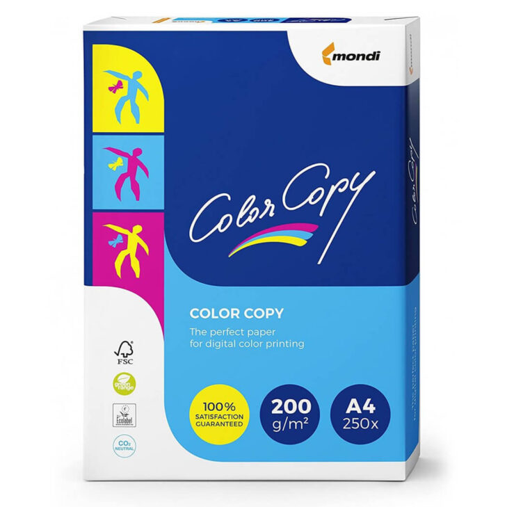 Papir Color Copy A4 200GR 1/250