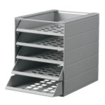 Predalnik durable ideal basic 5 siv