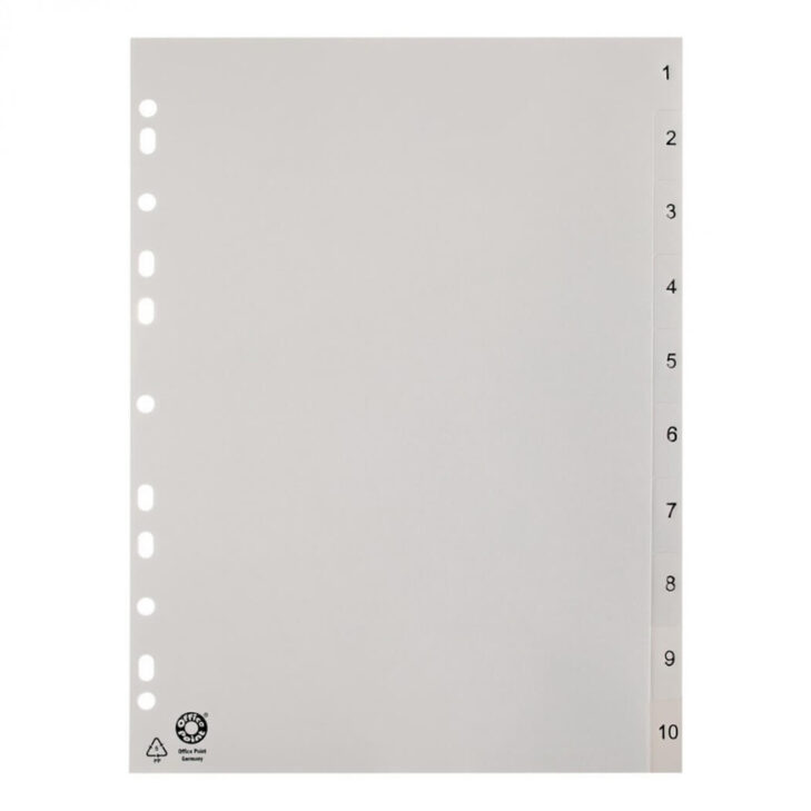 Pregradni karton 1-10 of. pvc 3801000-10