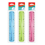 Ravnilo 20cm barvno flexi office kr970854-1