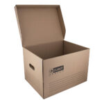 Škatla arhivska levia 431x333x294 s pokrovom močna 110696