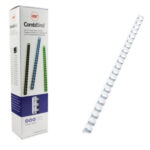 Špirala pvc 12mm gbc do 100l - bela