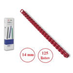 Špirala pvc 14mm gbc do 125l - rdeča
