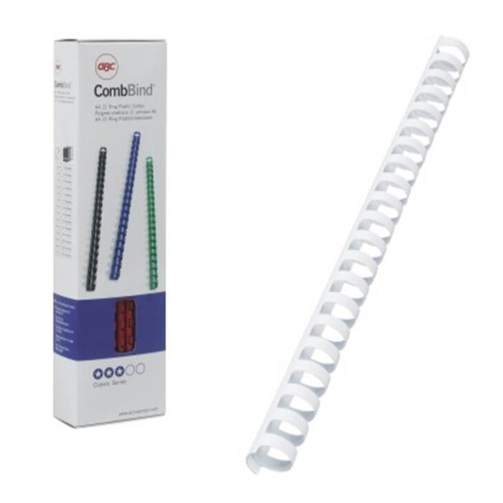 Špirala pvc 19mm gbc do 165l - bela
