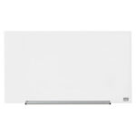 Tabla steklena Nobo Diamond 67,7x38,1 cm bela