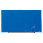 Tabla steklena Nobo Diamond 67,7x38,1 cm modra