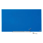 Tabla steklena Nobo Diamond 99,3x55,9 cm modra