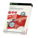 Žepki za plastificiranje leitz a4 175mic s smernimi puščicami 1/100 74830000