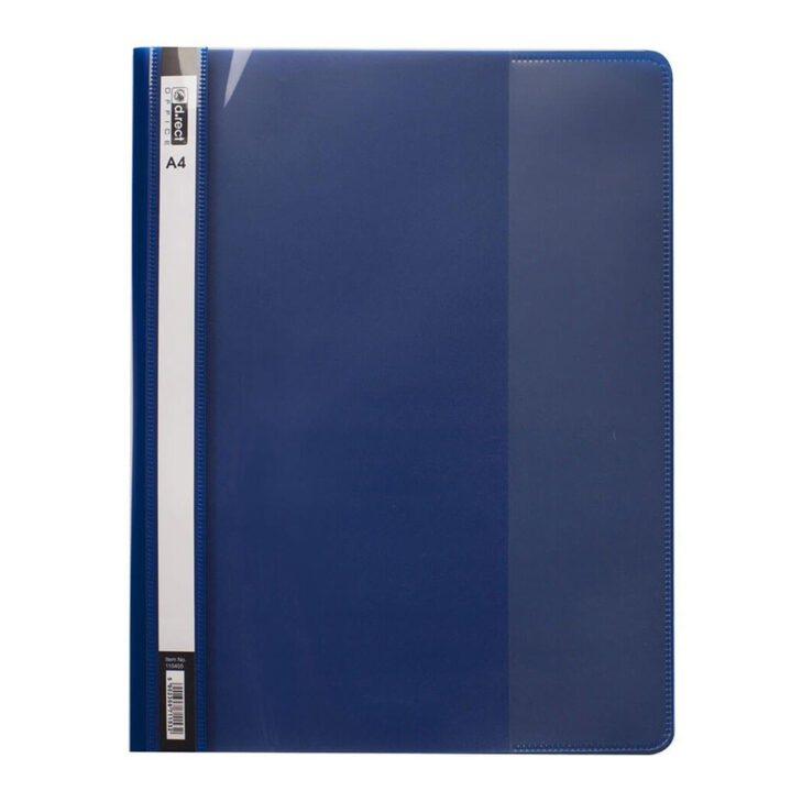 Mapa pvc s sponko a4 4410 levia močna - modra