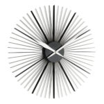 Ura stenska analogna xxl daisy črna-prozorna 60.3023.30