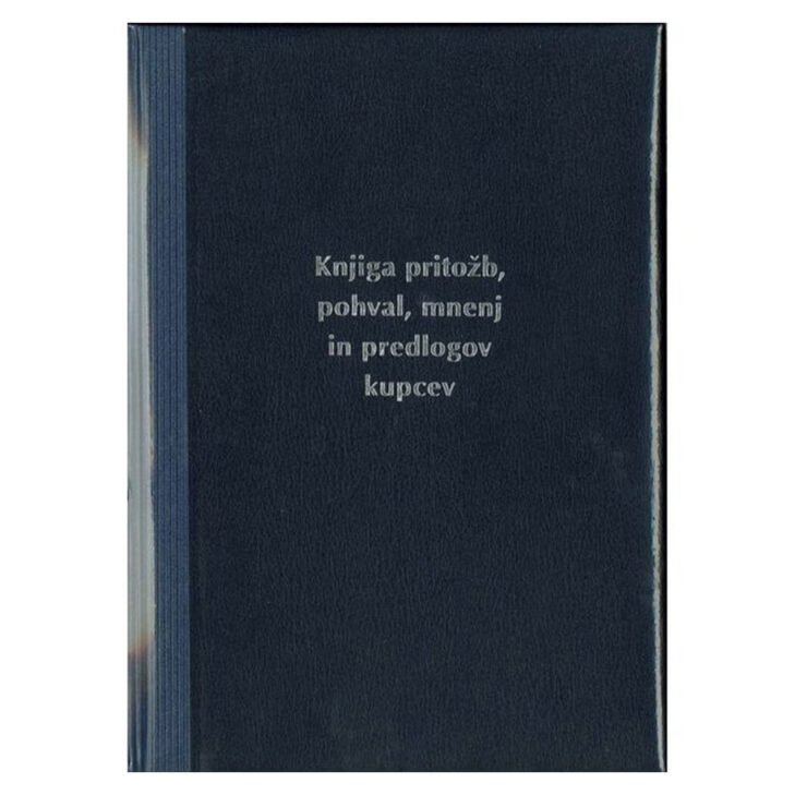 Obrazec 0,6 1/50 knjiga pohval, pritožb, mnenj in predlogov