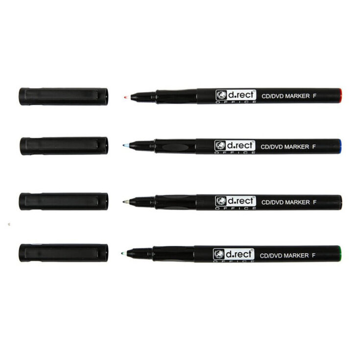 Flomaster levia alkoholni za cd f 0,7mm - črn