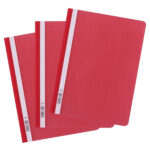 Mapa pvc s sponko levia lux - rdeča