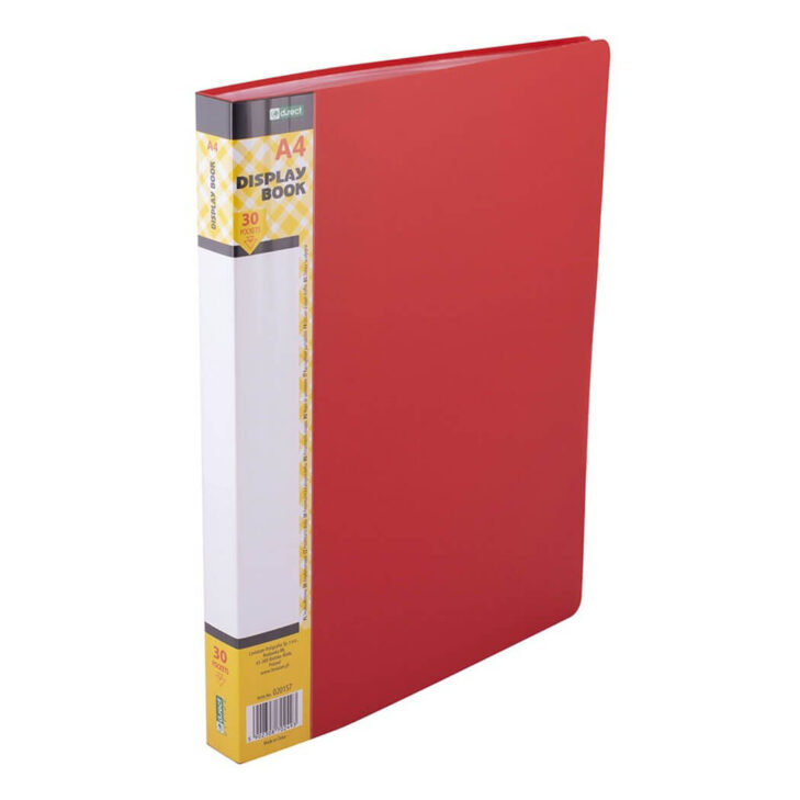 Mapa s prozornimi vložki 1/30 levia 020169 - rdeča