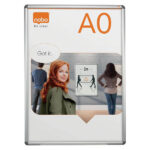 Okvir za sliko a0 841x1189 aluminij nobo s klip pripenjanjem