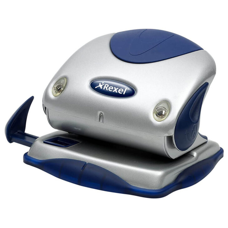 Luknjač rexel 15l p215 modro-siv 2100739