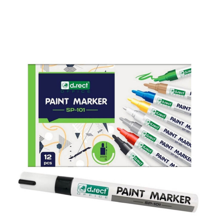 Flomaster paint marker levia sp-101 črn 206002