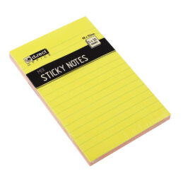 Kocka samolepilna levia črte neon 98x150mm d.rect 110520