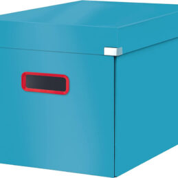 Škatla za shranjevanje s pokrovom 320x310x360 leitz cosy modra 53470061