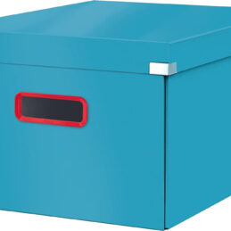 Škatla za shranjevanje s pokrovom 281x200x370 leitz cosy modra 53480061