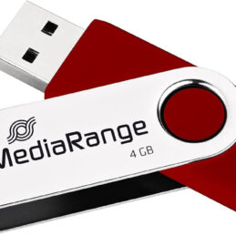 Usb ključ 4gb mediarange 2.0 rdeč mr907-red