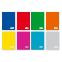 Zvezek a5 mp črtan spree 60l mix barve 40710