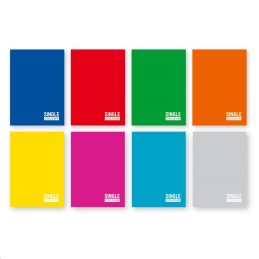 Zvezek a4 mp črtan spree 60l mix enobarvni 40712