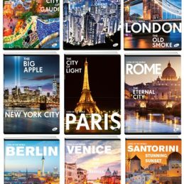 Zvezek a5 mp črtan elisa city 52-listni