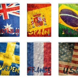 Zvezek a4 mp črtan elisa flags 80l 80g