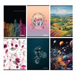 Zvezek a4 mp mali karo street maxi 50l