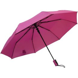 Dežnik zložljiv lema roza 99cm