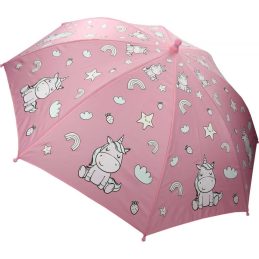 Dežnik otroški magic wet roza 88cm