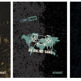 Zvezek a4 mp črtan 54l street gaming z robom