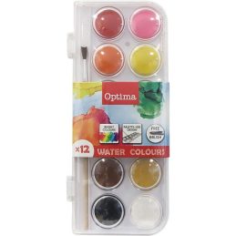 Barvice vodene optima white 1/12 pvc