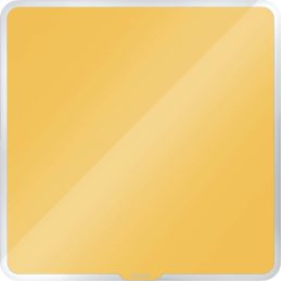 Tabla steklena 45×45 leitz cosy rumena 70440019