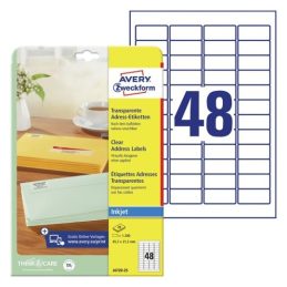 Etikete zweckform j4720 45,7×21,2mm 1/25