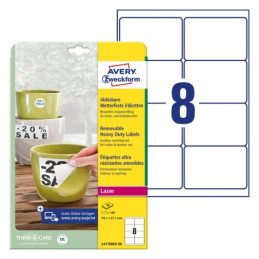 Etikete zweckform l4715rev-20 99,1×67,7 poliestrske odstranljive