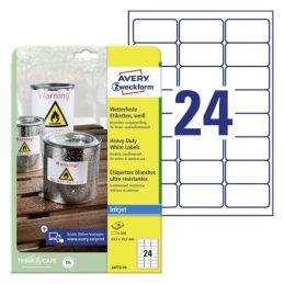 Etikete zweckform j4773 63,5×33,9mm 1/10