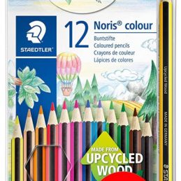 Barvice staedtler noris v kartonski škatli+radirka in svinčnik