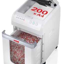 Uničevalec dokumentov hsm auto x200 4×12 p-4 shredstar 1035111