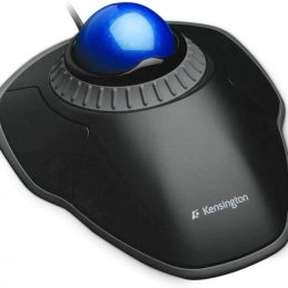 Žična optična sledilna kroglica kensington orbit z drsnim obročem k72337eu