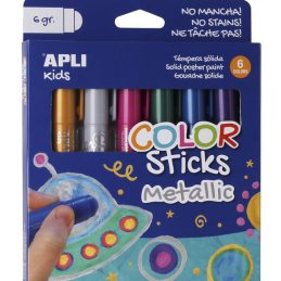 Voščenke apli v plastičnem ovitku metallic 1/6