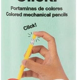 Barvice šolske mehanične color click apli