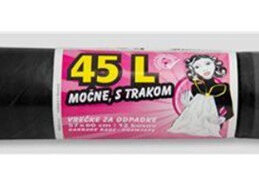 Vrečke za smeti 45 l 1/12 s trakom